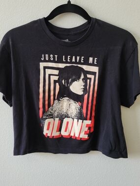 Beetlejuice - Just Leave Me Alone Graphic Crop Tee
